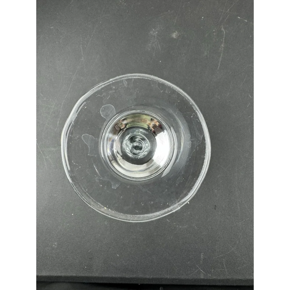 2 Crystal Wine Glasses nice‎ weight